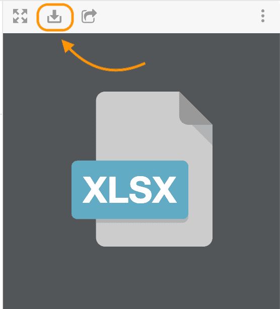 A file selected in Assets with the Download button that saves it to your computer.