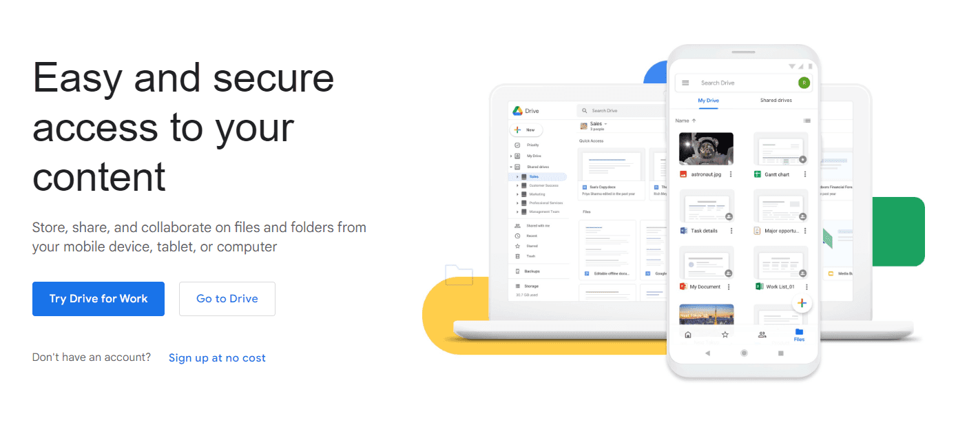 Easy and secure access to your content