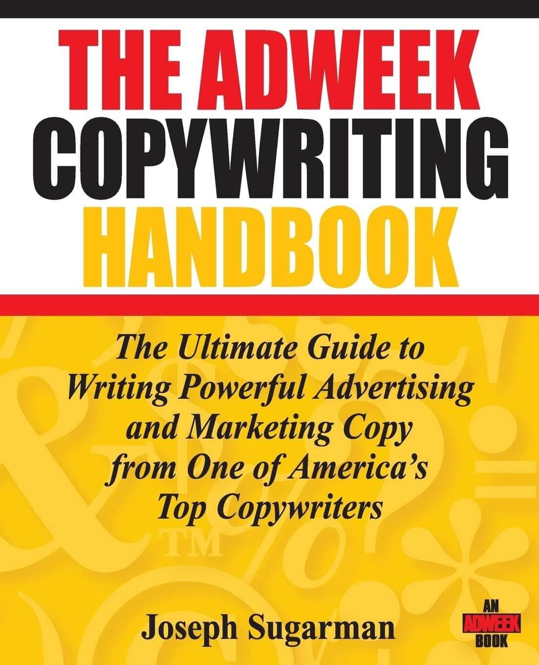 Book cover for Joseph Sugarman's "The Adweek Copywriting Handbook"