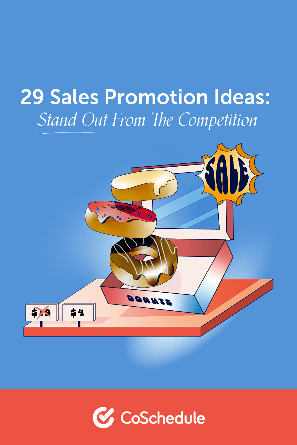 Donut sales promotion graphic