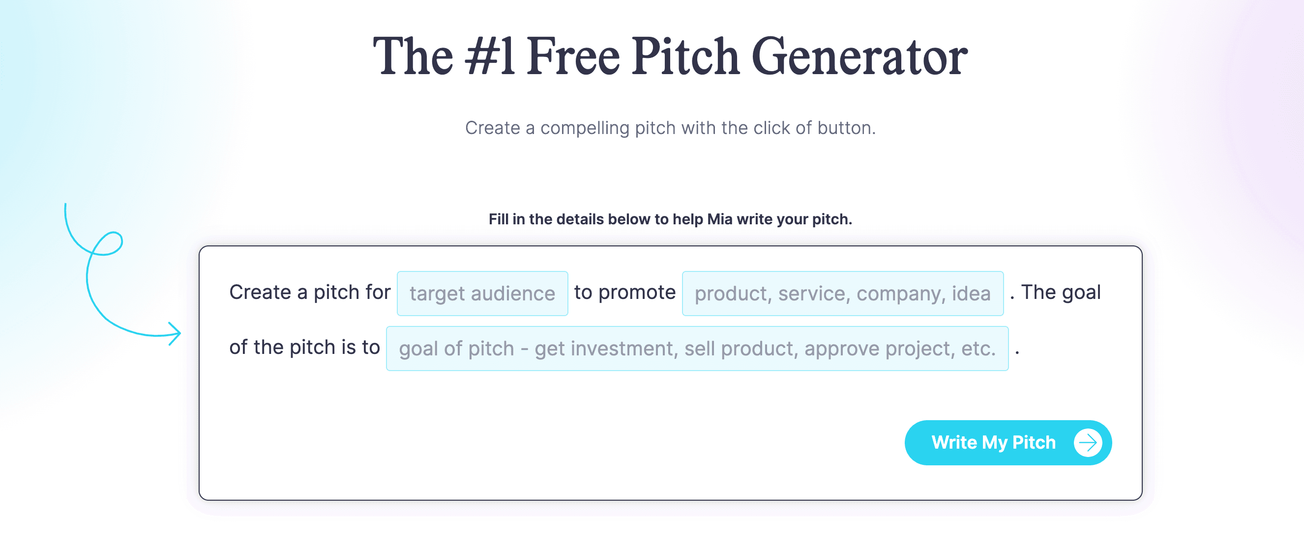 Coschedule pitch generator