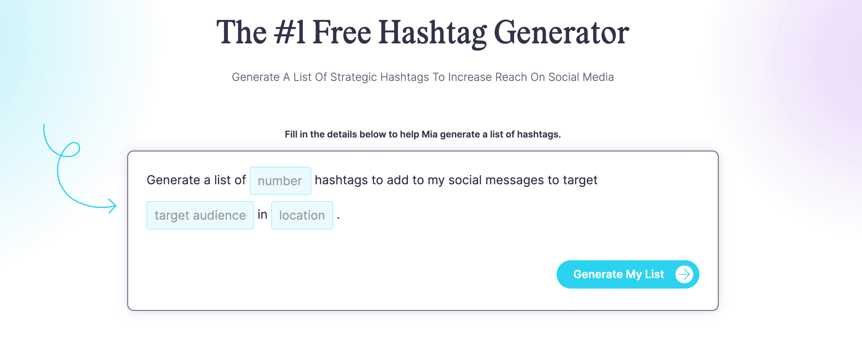 Coschedule hashtag generator