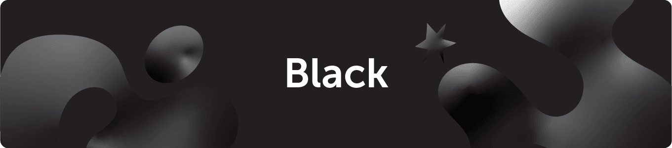 the color black
