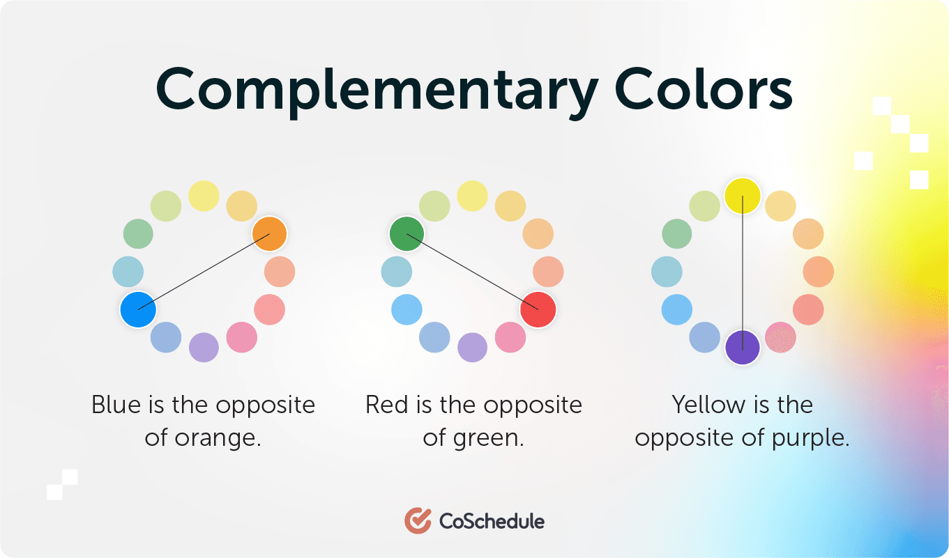 Complementary colors graphic