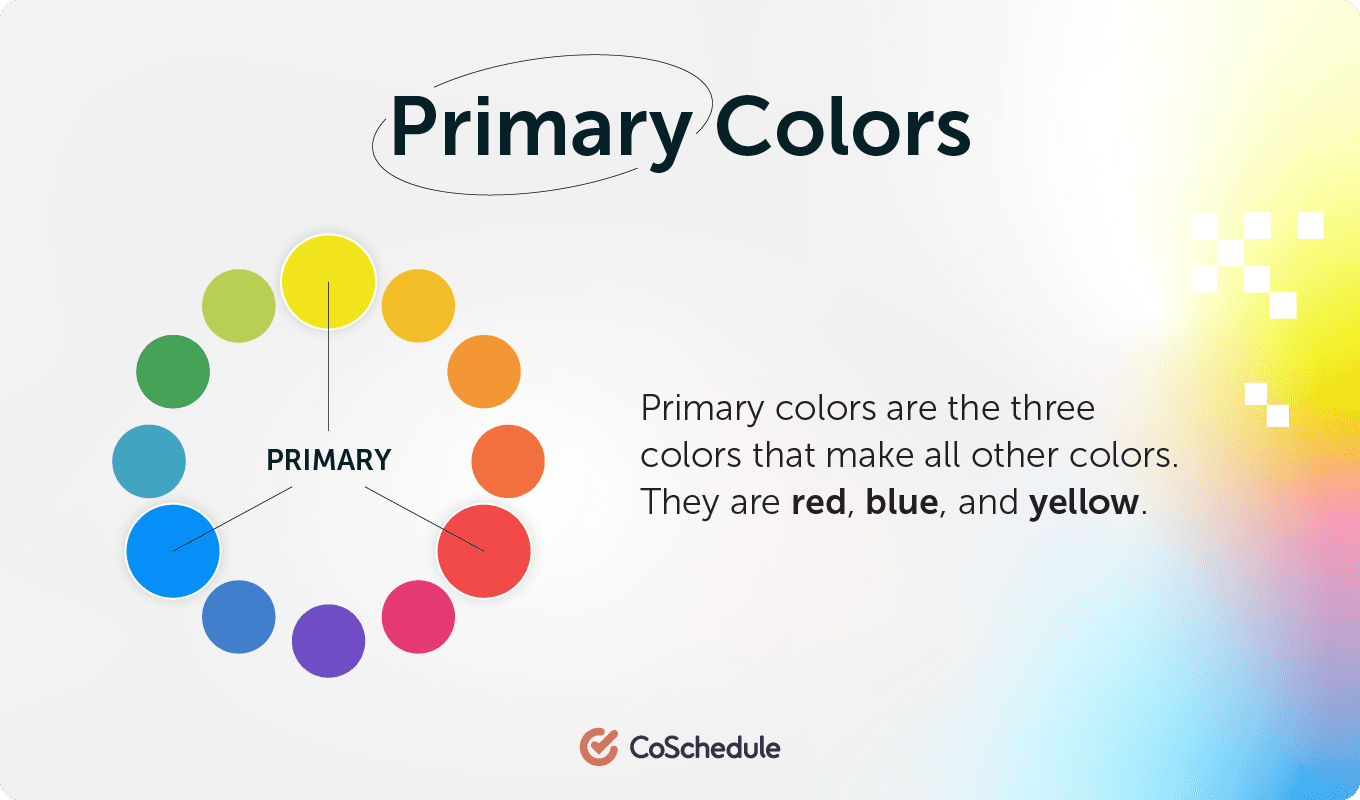 Primary color graphic