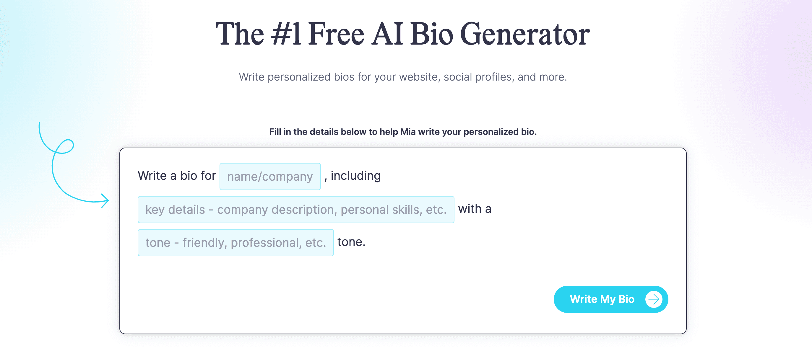 Coschedule ai bio generator