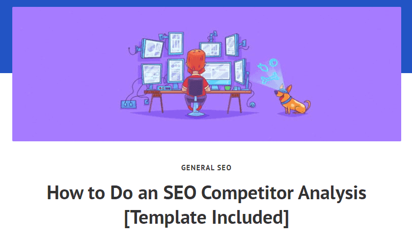 Ahrefs’ guide to SEO Competitor Analysis screenshot