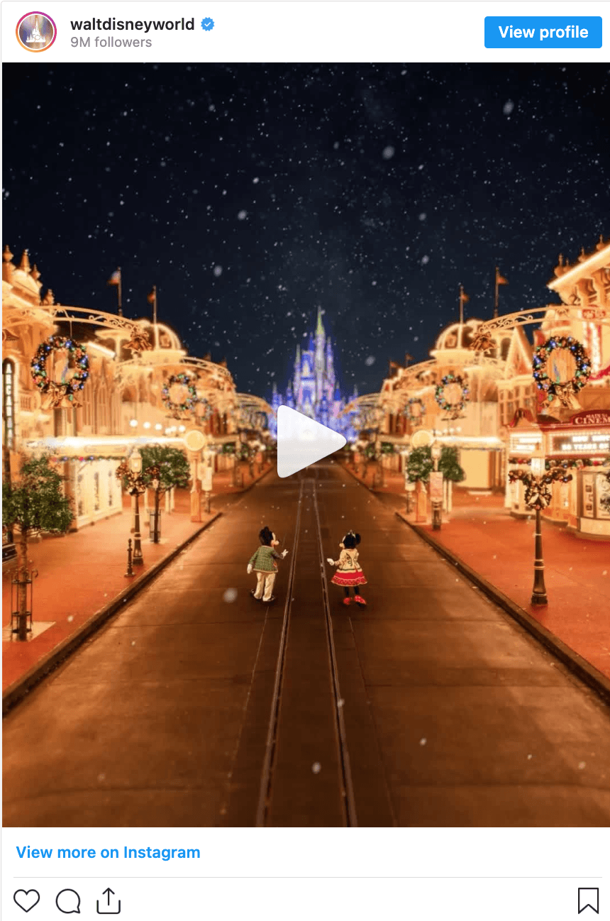 Walt Disney World holiday post 