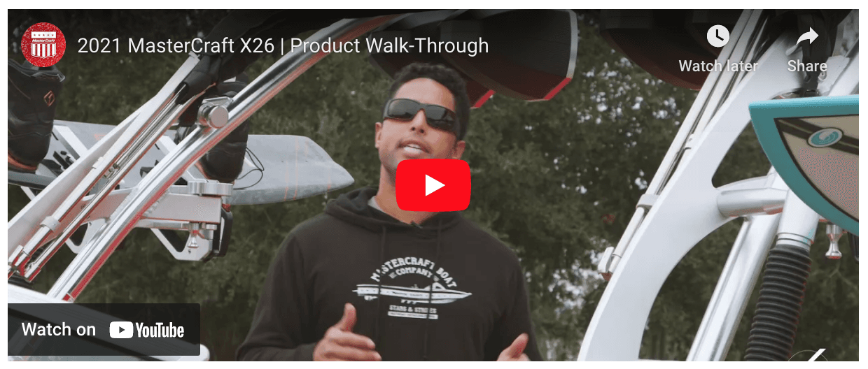 MasterCraft boat product review and walkthrough