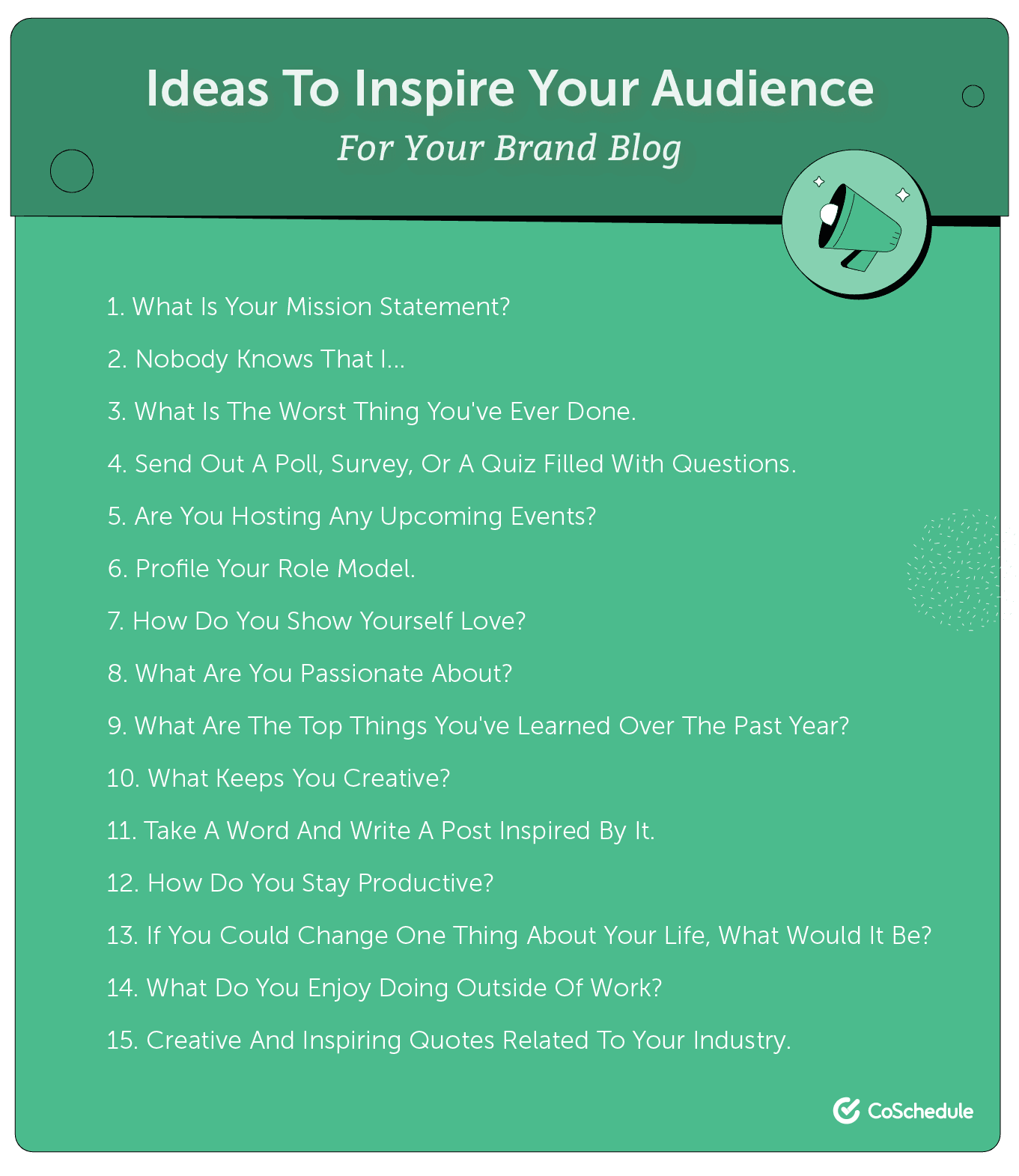 1 Creative Blog Post Ideas To Delight Your Audience