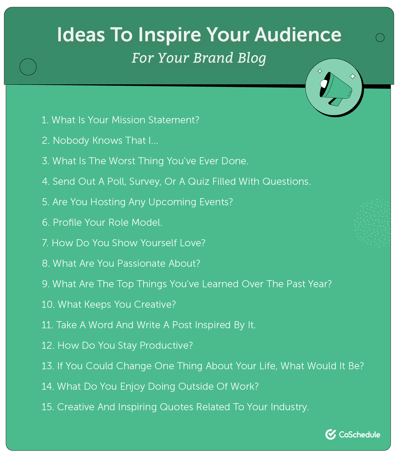 189 Creative Blog Post Ideas To Delight Your Audience