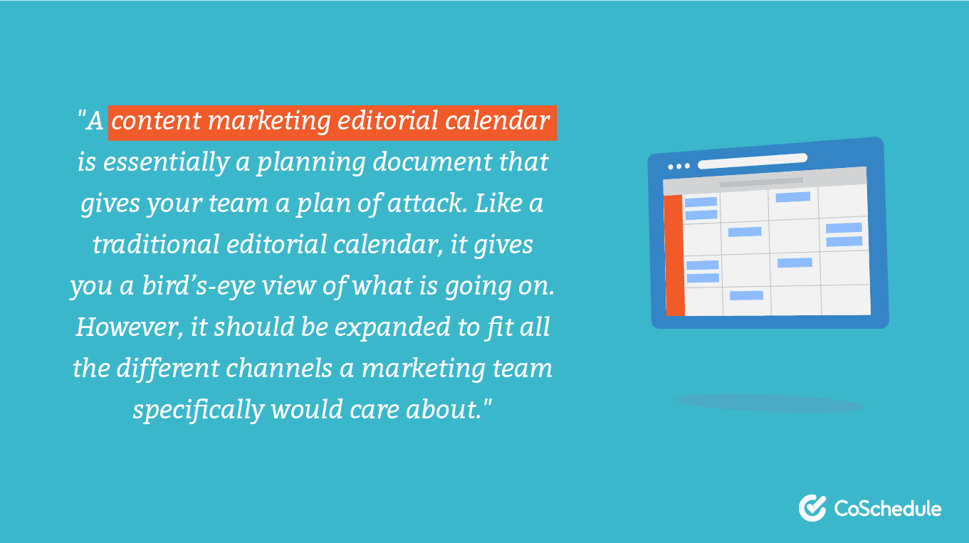 Editorial Calendar Template How to Organize Your Content Marketing