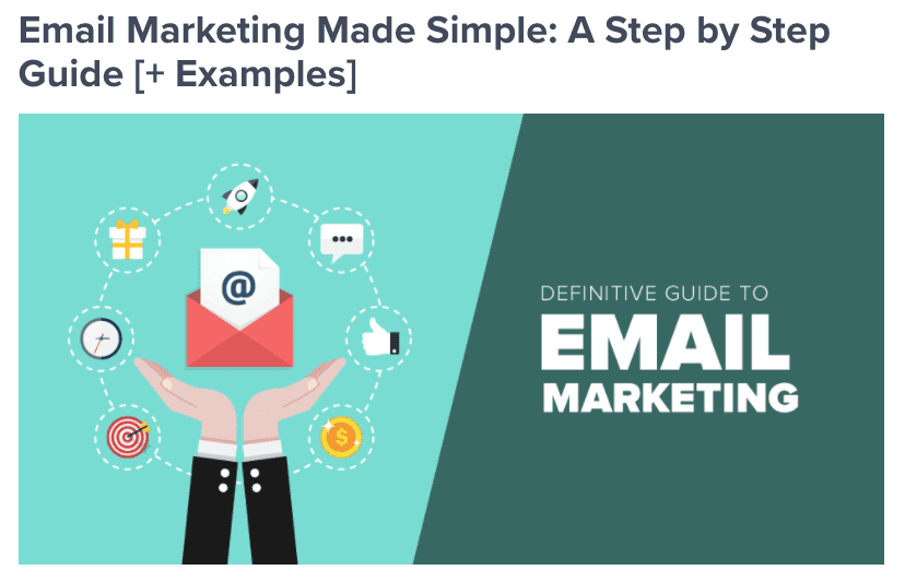 Optin Monster's step by step guide to easy email marketing.
