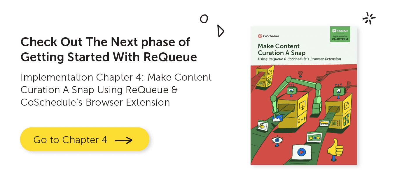 Fine-Tune Your Publishing Schedule Using ReQueue Settings - CoSchedule Blog