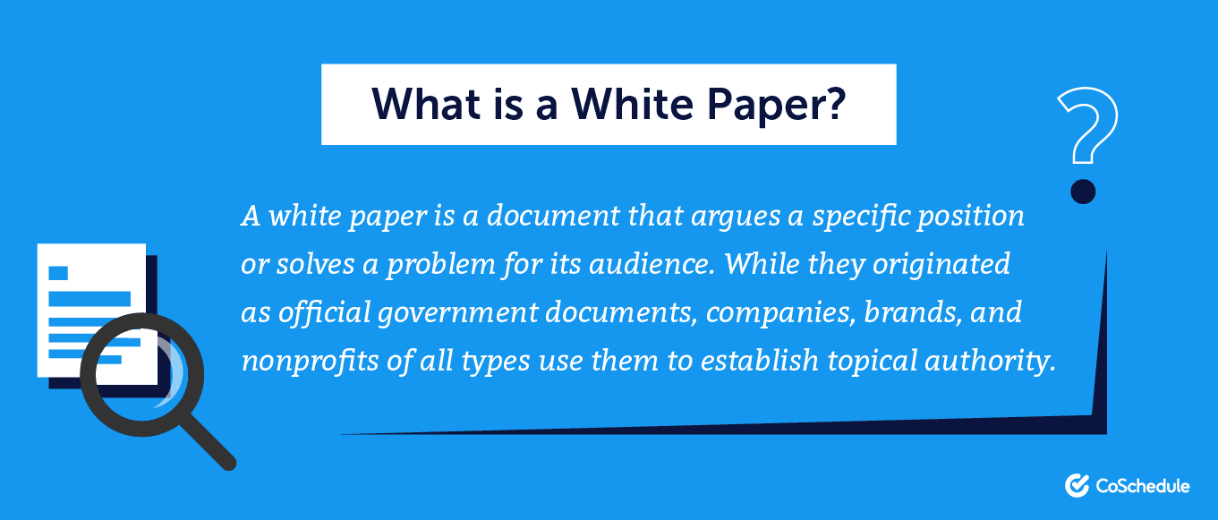 White Paper Definition