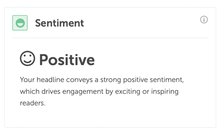 Headline sentiment analysis