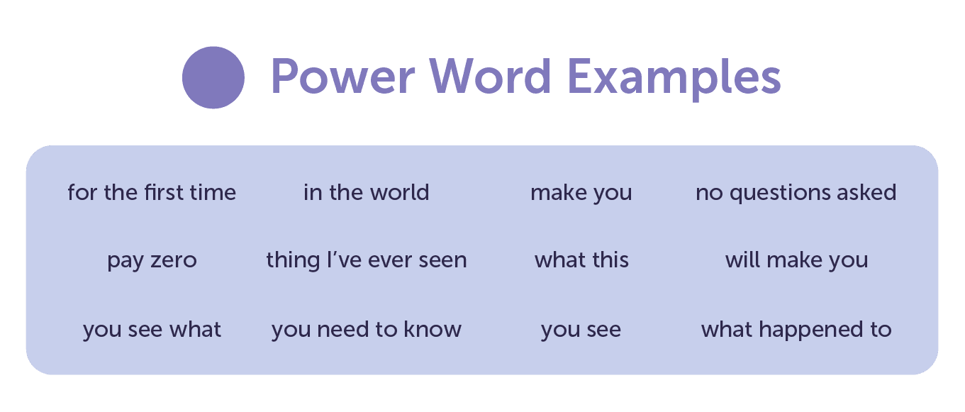 Power word examples