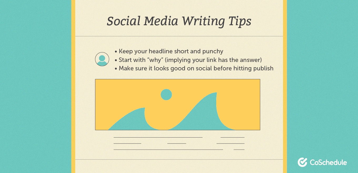 Social media writing tips