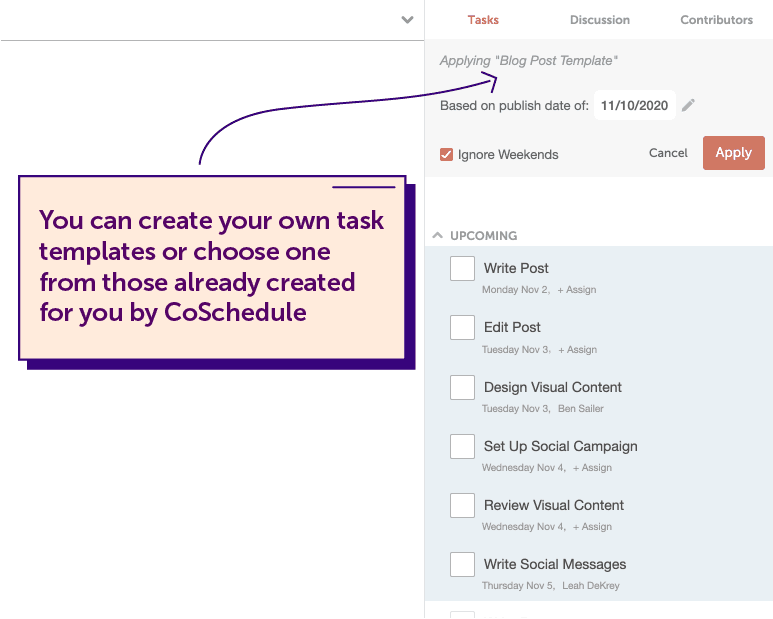 Customize task templates