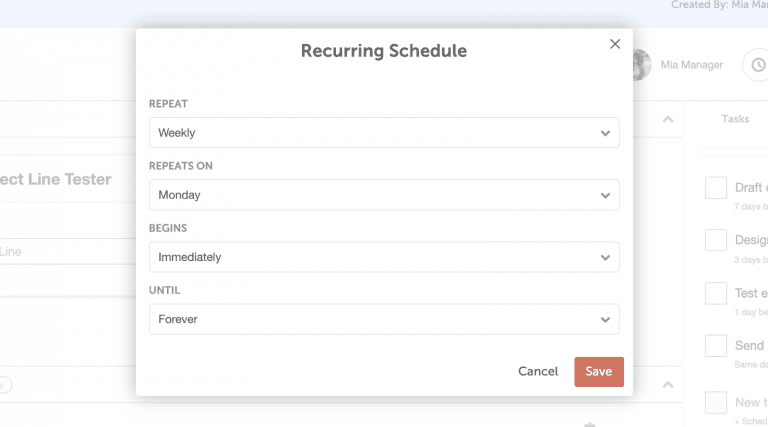 Project Templates: Automatically Add Repeating Projects To Your Calendar