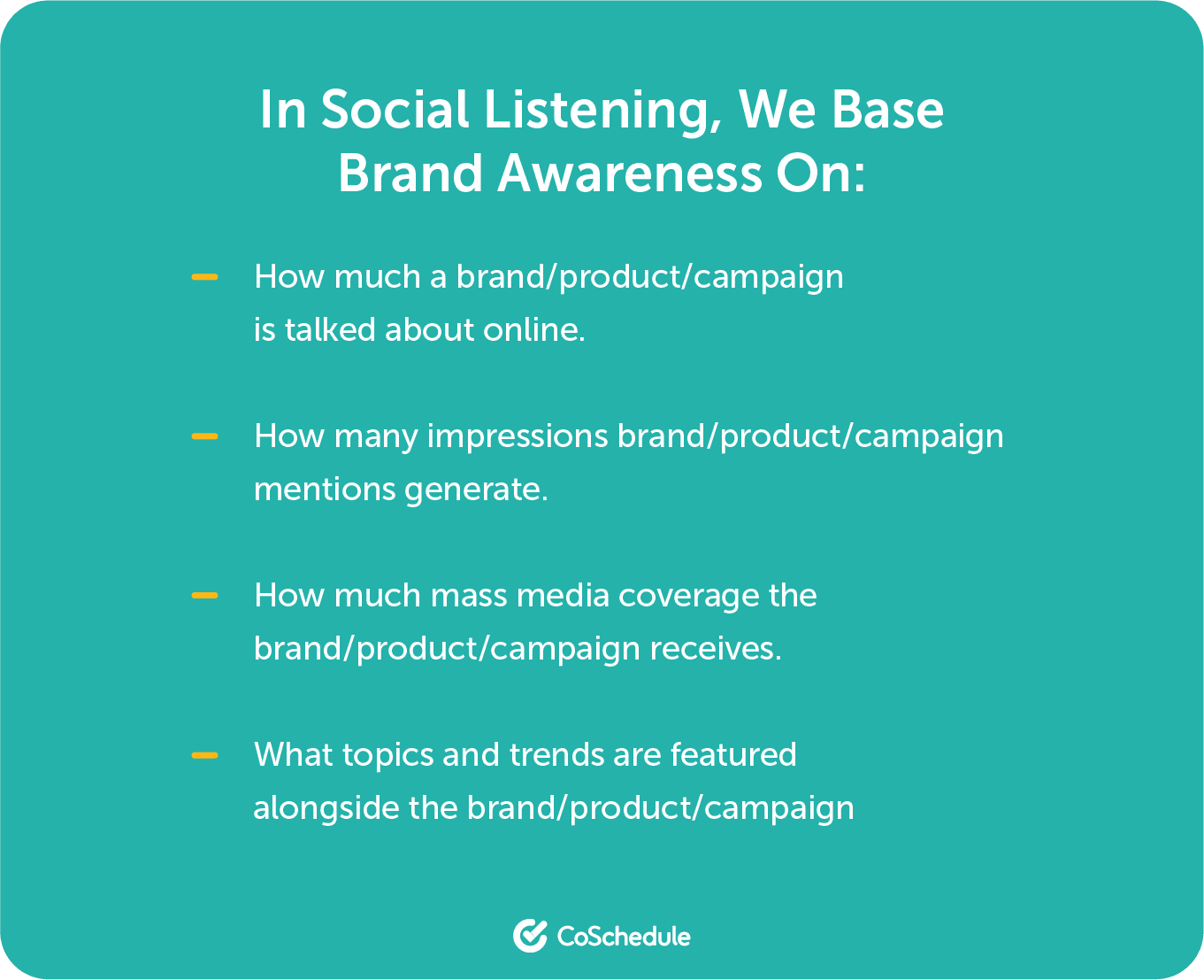 Social listening brand awareness