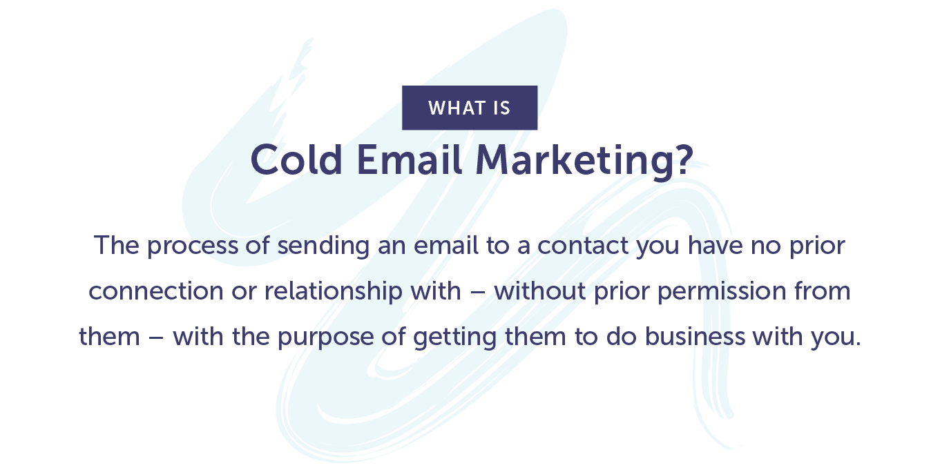 Definition of cold email marketing