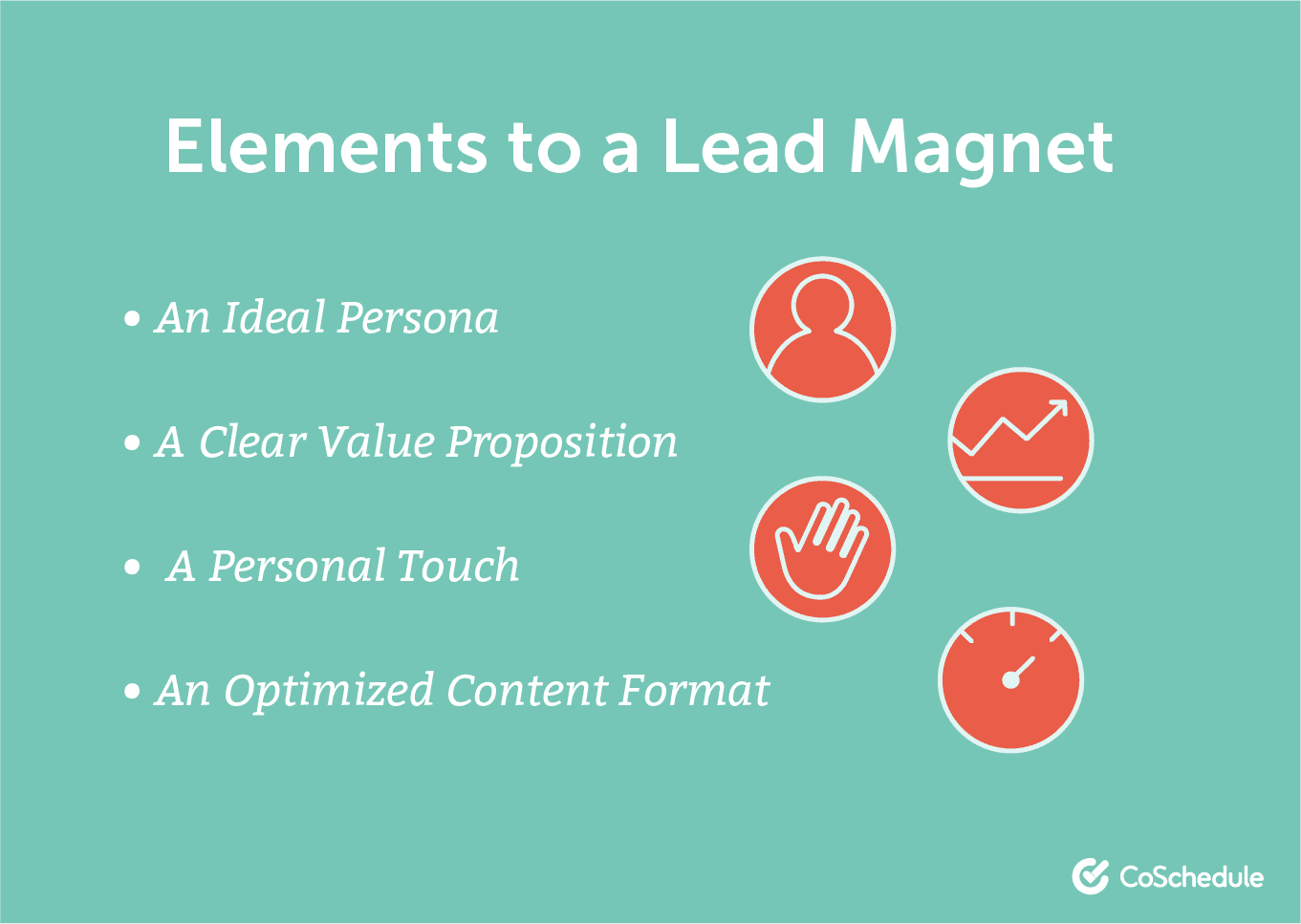 Elements to a lead magnet