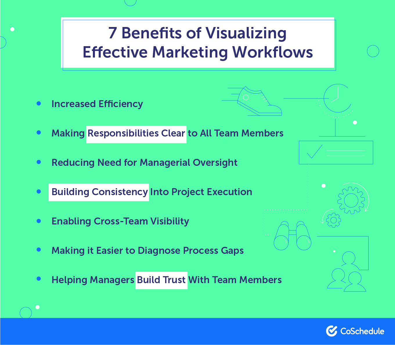7 benefits of visualizing effective marketing workflows