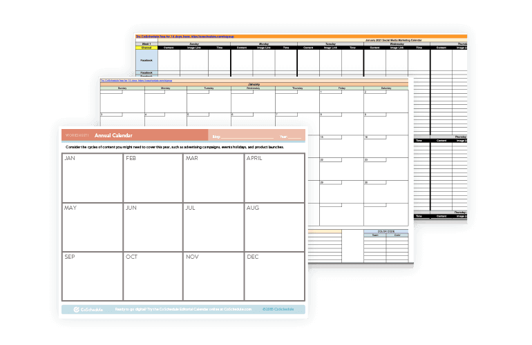 The Best 2021 Content Calendar Template To Get Organized All Year