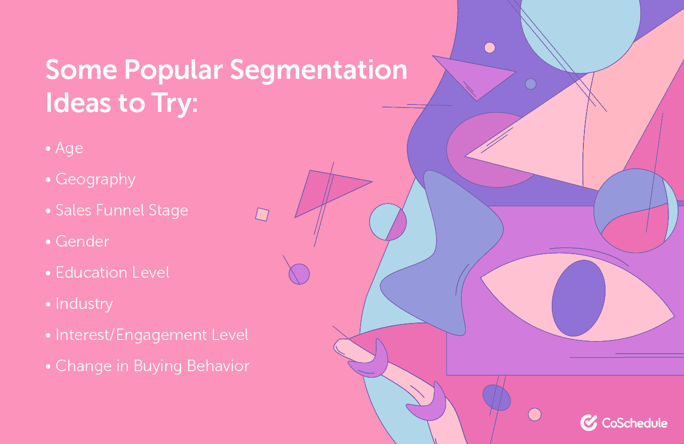 Popular email segmentation ideas