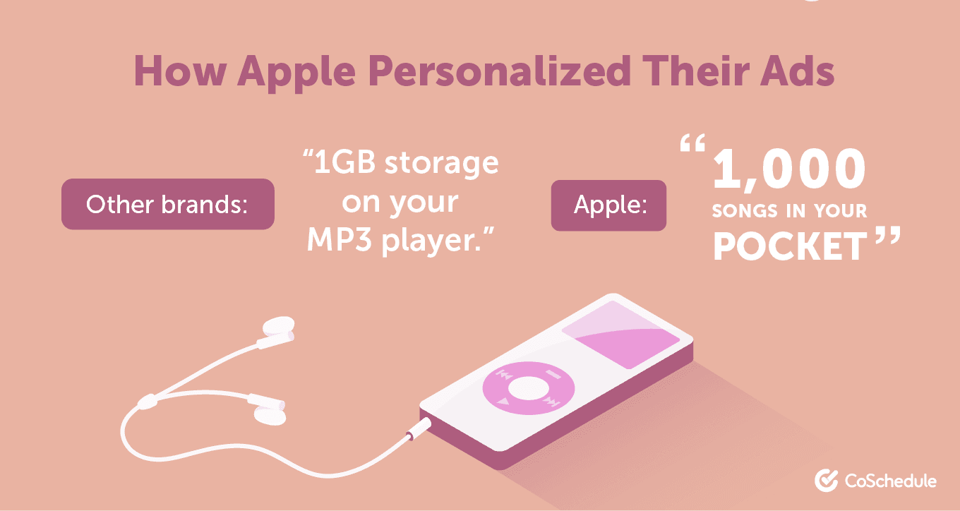 Ad example from Apple
