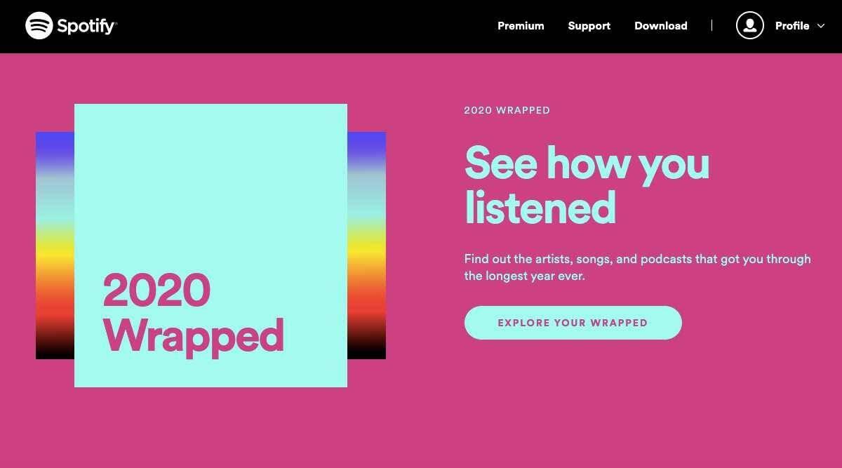 Spotify Wrapped newsletter