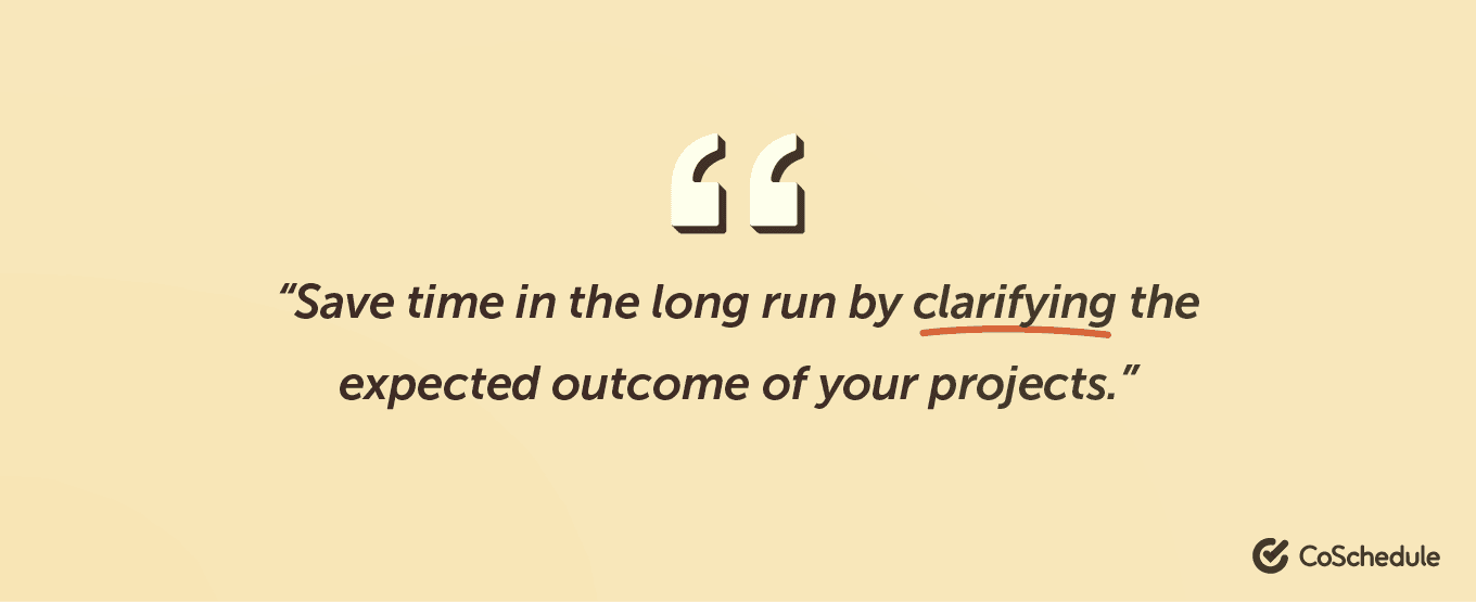 Quote regarding project clarification