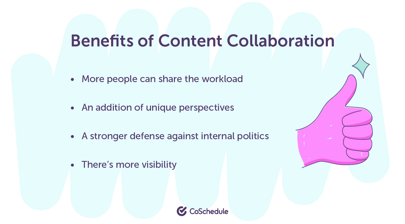 Benefits of content collaboration