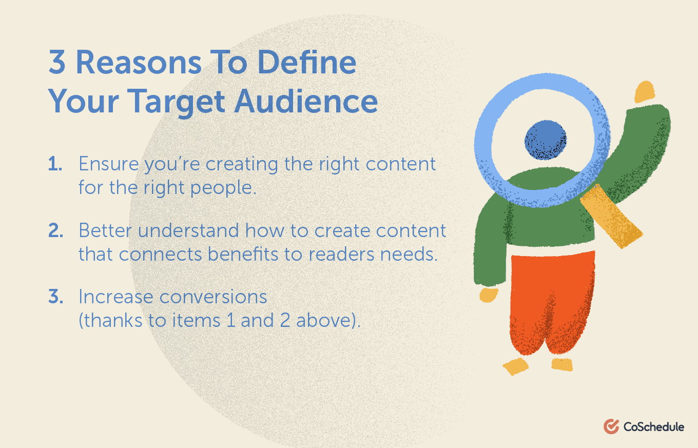 Reasons to define your target audience