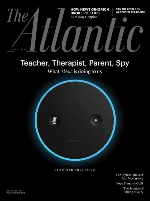 Alexa magazine headline cover The Atlantic