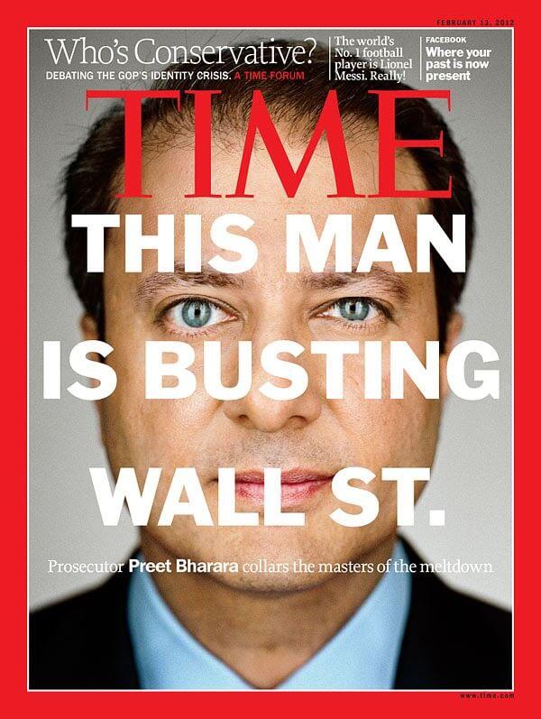 Wall St. time Magazine headline cover