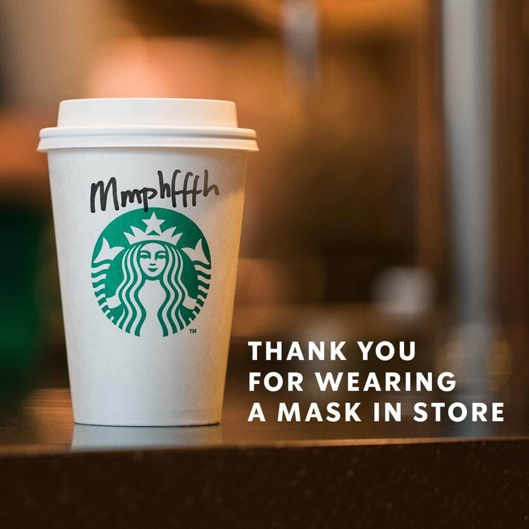 Starbucks strong advertisement headline