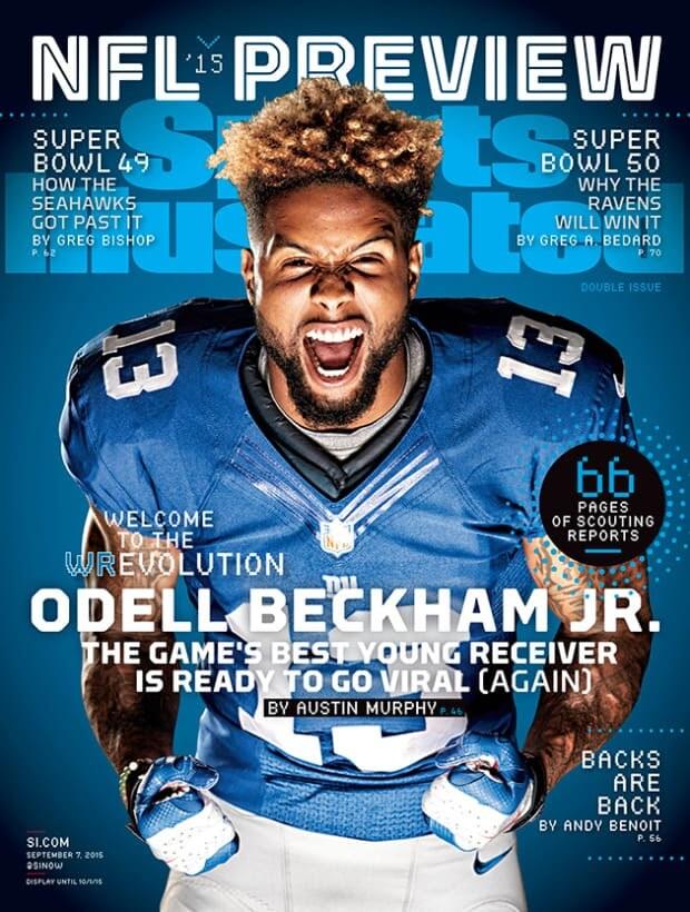 OBJ Sports Illustrated magazine cover headline