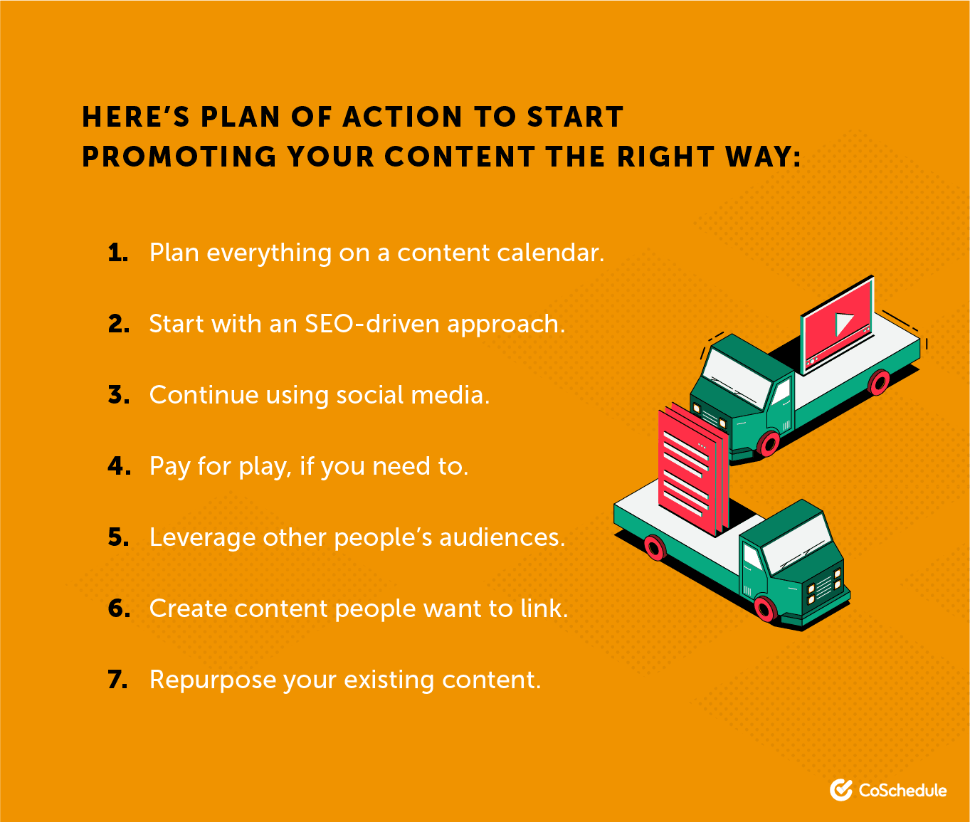 Content distribution action plan
