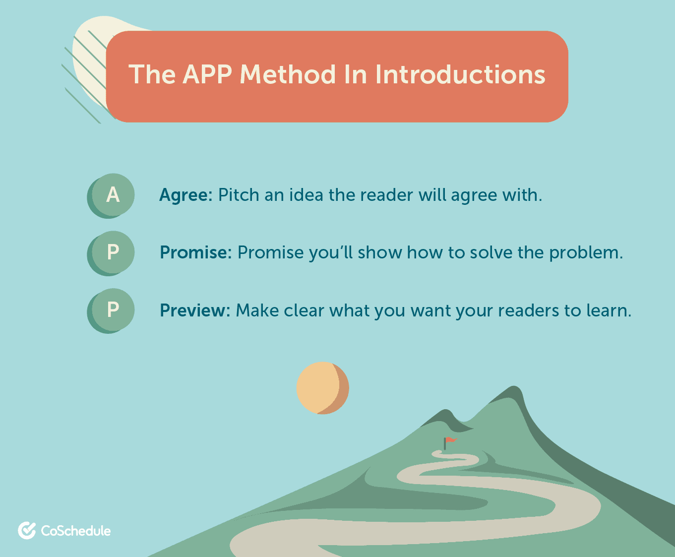 The APP method for introductions