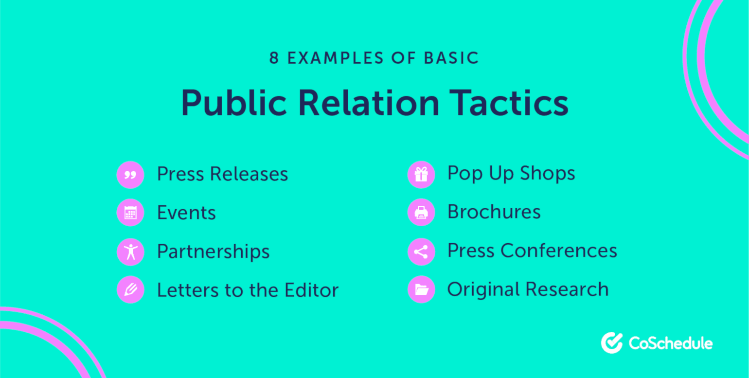 8 Examples of PR Tactics