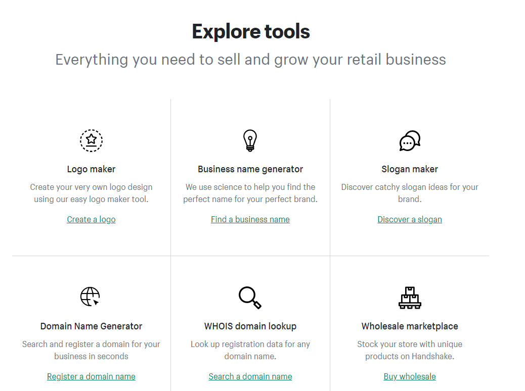 Shopify tools