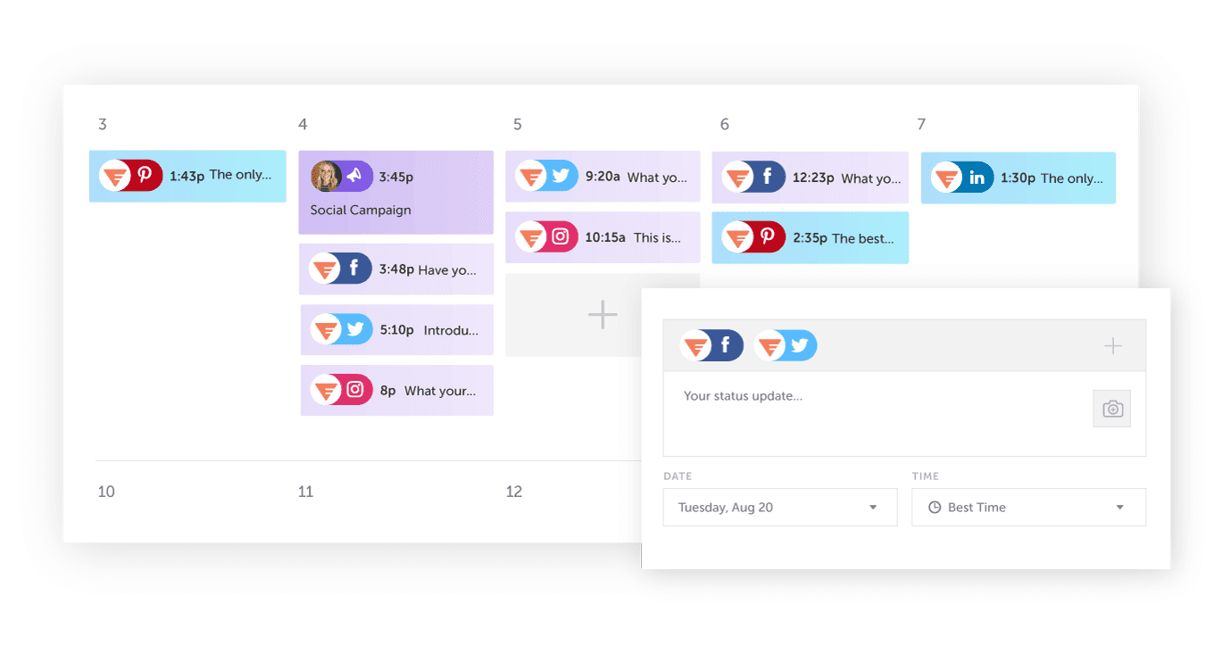 Content schedule CoSchedule