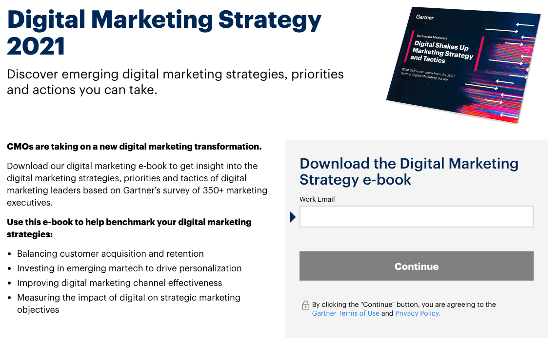 Digital marketing strategy survey example