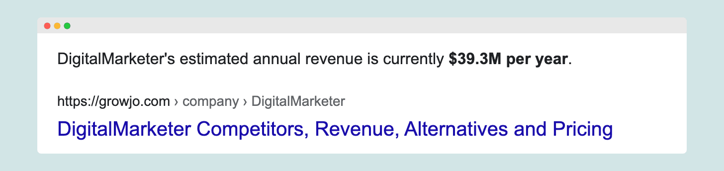 Example of a blog headline from DigitalMarketer's 
