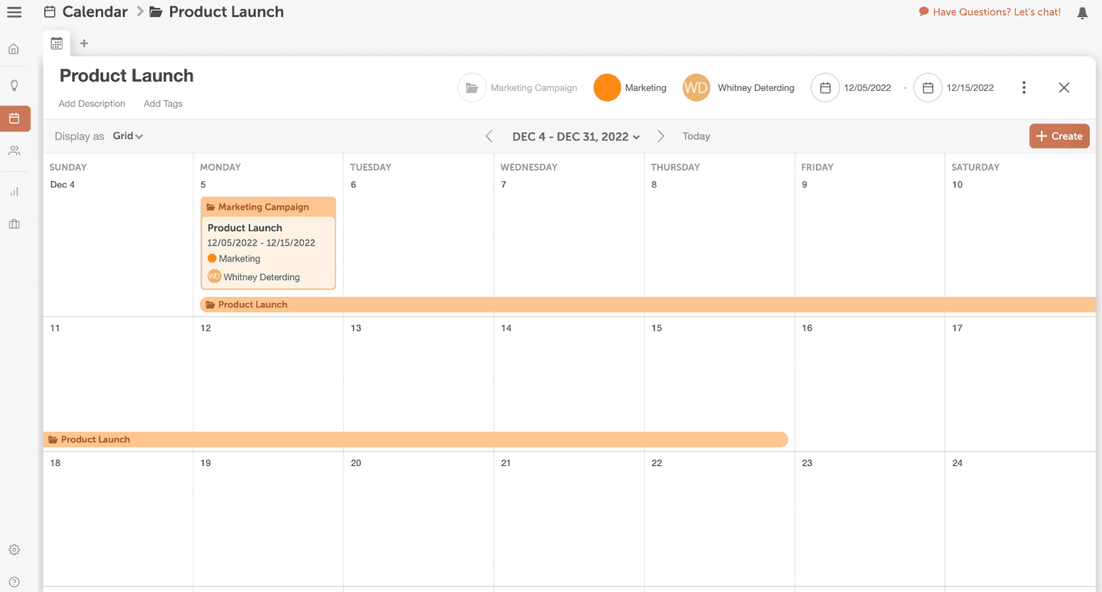 Organize product launches with CoSchedule marketing calendar 