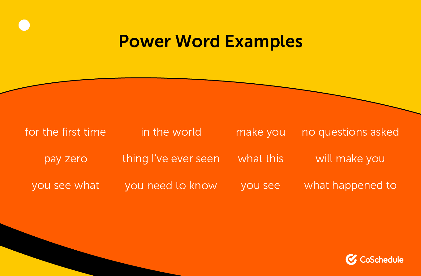 Power word examples