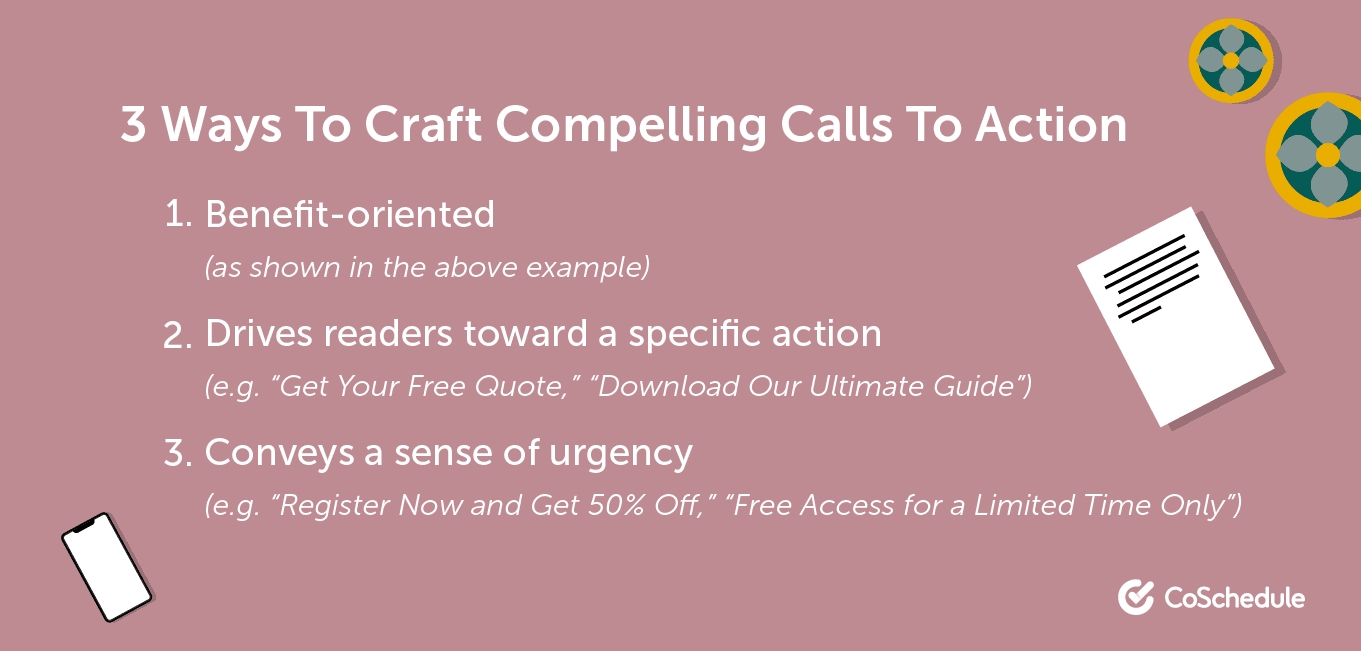 3 ways to craft compelling calls to action