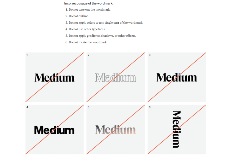 Medium's header guidelines
